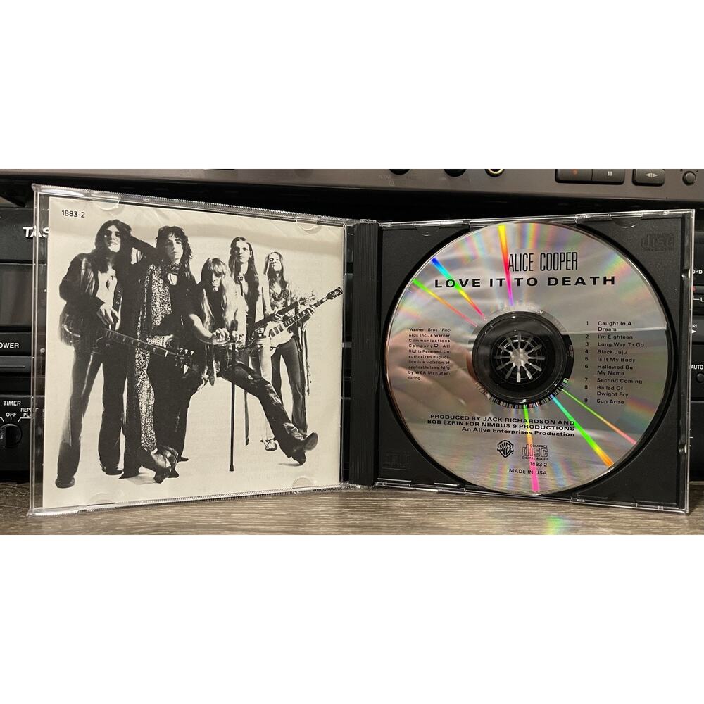 Alice Cooper Love It to Death (CD, 1990) Classic Rock Preowned VG Out Of Print - Picture 3 of 3